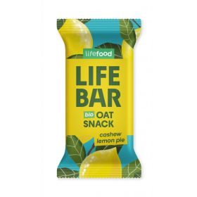 Lifefood LIFEBAR Oat Snack citronový BIO 40 g